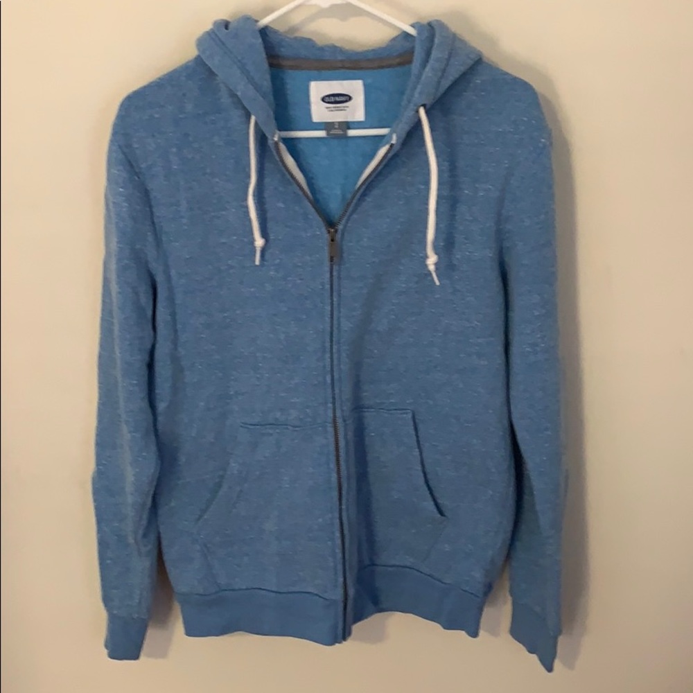 Old navy men’s size small light blue zip up